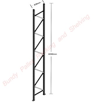 6096mm High Pallet Racking Frame